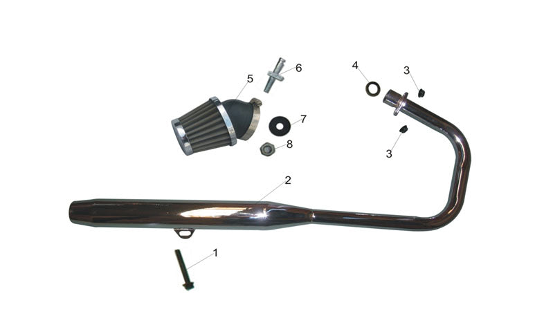 Air Filter Black with Clamp (Free Shipping in USA, located in USA)