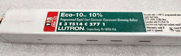 Lutron Ballast E3T514C277-1 fluorescent lighting replacement unit