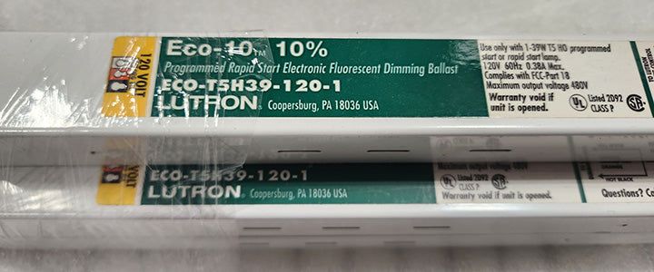 Lutron Ballast ECO-T5H39-120-1 lighting component with free USA shipping