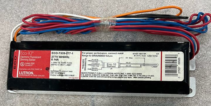 Lutron Ballast ECO-T539-277-1 with free USA shipping