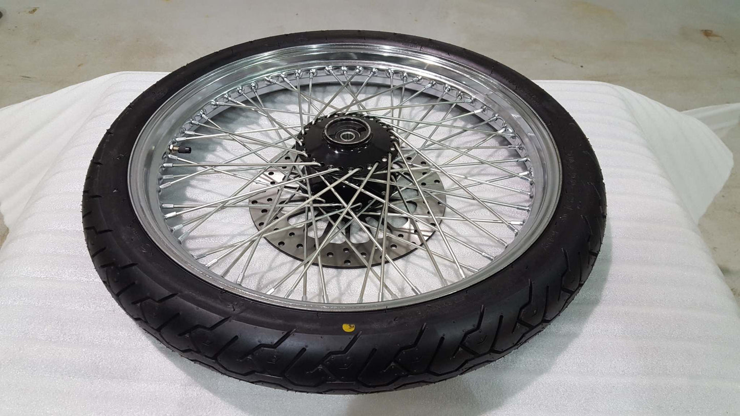 Chrome front wheel 2.15-21 for Cleveland Cyclewerks with free USA shipping