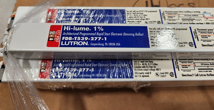 Lutron Ballast FDB-T539-277-1 lighting component with free USA shipping