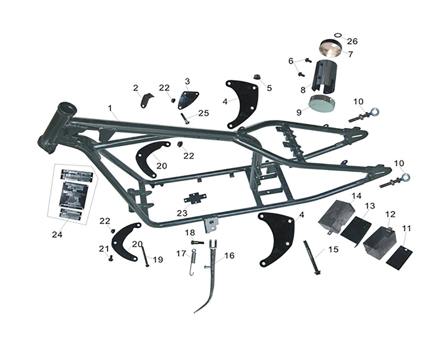 Side Stand (Free Shipping in USA, located in USA)