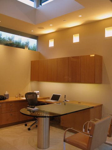 Reflex Recessed Indirect LED Wall Light Shown in home office
