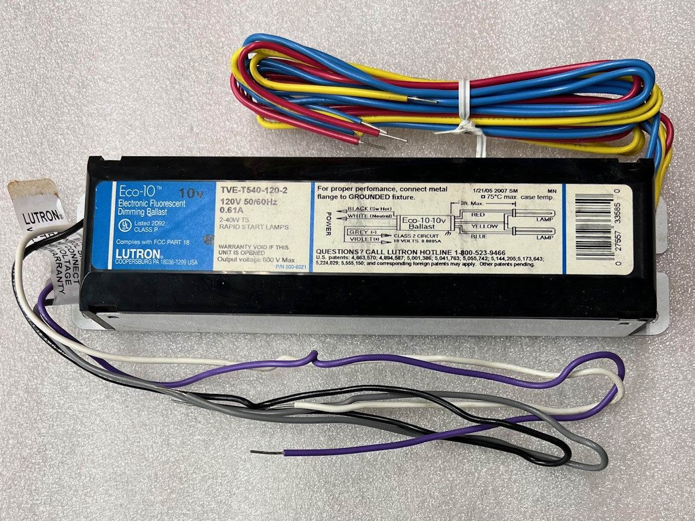 Lutron Ballast TVE-T540-120-2 with free USA shipping