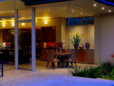 Reflex Recessed Indirect LED Wall Light Shown in Kitchen