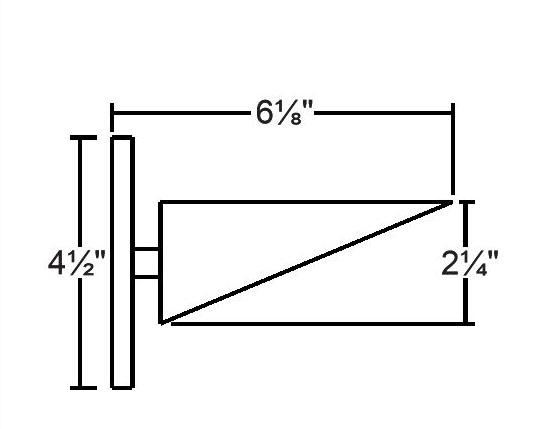 WS7215 LED ELV1 - The LED Wedge Lens™ Wall Sconce (ELV1)