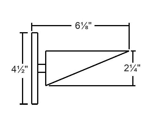 WS 7230 HAL - The Halogen Double Wedge Lens™ Wall Sconce