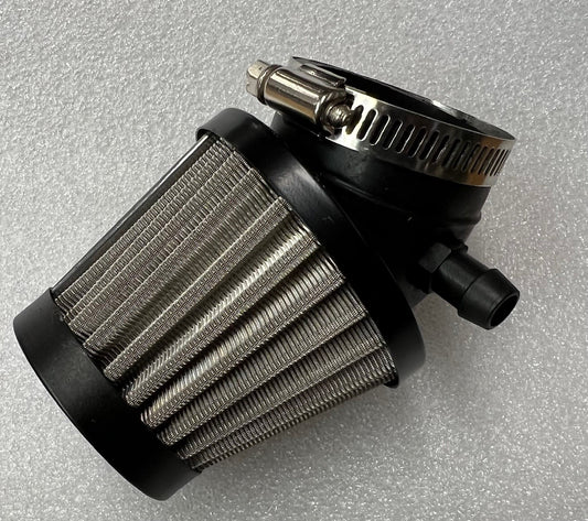 Air Filter Black with Clamp  (Free Shipping in USA, located in USA)