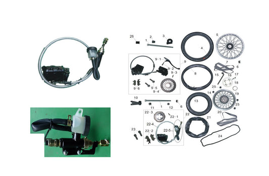 Rear Disc Brake Bracket (Free Shipping in USA, located in USA)
